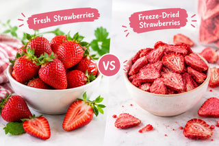 Freeze-Dried Strawberries vs Fresh Strawberries