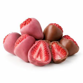 Australian Organic Freeze-Dried Chocolate-Dipped Strawberries – 50g